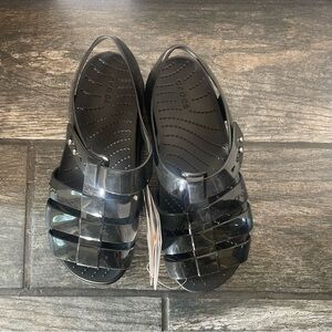 CROCS Black Jelly Sandals